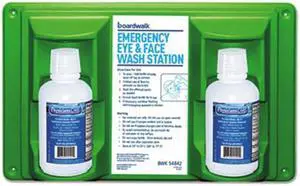 Boardwalk Emergency Eyewash Station, 16 Oz Bottle, 2 Bottles/Station 54842