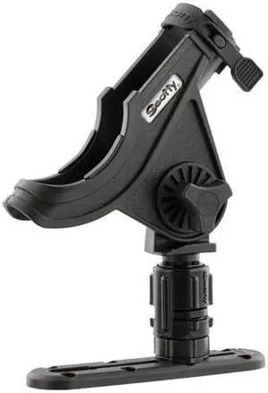 SCOTTY 282 BAITCASTER ROD HOLDER W/ GEARHEAD & 4" TRACK