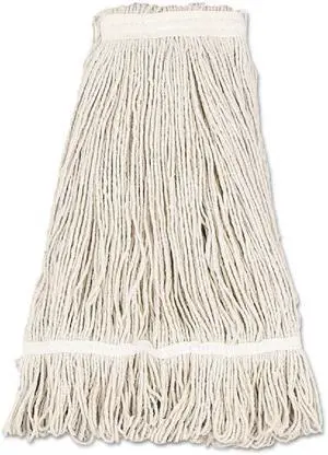 Boardwalk Mop Head Pro Loop Web/Tailband Premium Standard Head Cotton 32-Oz. White 432C