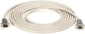 Black Box EYN257T-0010-MF 10-Ft Rs232 Shielded Null Modem Cable Metal Hood Db9 Male/Female