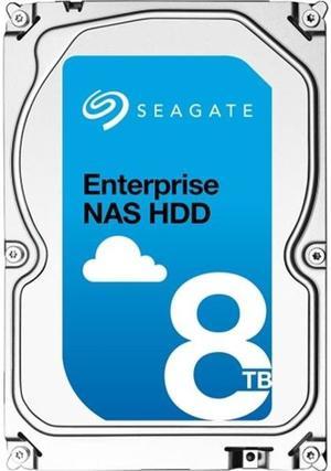 Seagate Enterprise NAS ST8000NE0011 8TB 7200 RPM 256MB Cache SATA 6.0Gb/s 3.5" Internal Hard Drive + Rescue Data Recovery Services Bare Drive