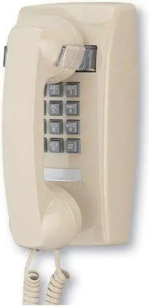 ITT 2554-ASH27M Cortelco Traditional Mini Wall Phone