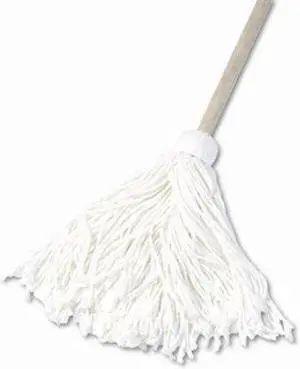 Boardwalk Deck Mop 48" Wooden Handle 16oz Rayon Fiber Head 6/Pack 116R