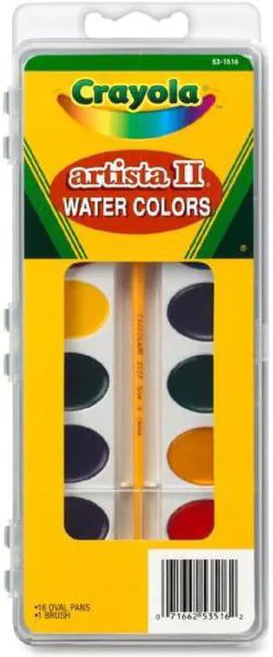Crayola Llc Formerly Binney & Smith BIN531516 Artista Ii Watercolor Set 16 Semi