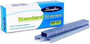 Swingline Standard Chisel Point Staples, 5/pk