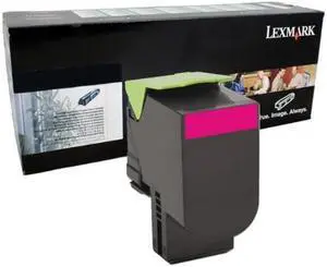 Lexmark 80C0SMG TAA Return Program Toner Cartridge - Magenta