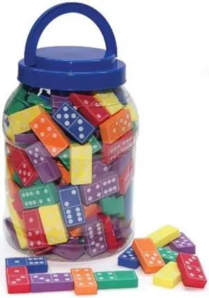 Wonderfoam Dominos, 168 Pieces, Multi, Sold as 1 Set