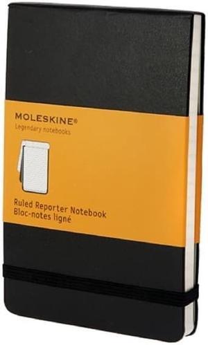 Reporter Notebook, Ruled, 5 1/2 x 3 1/2, Black Cover, 192 Sheets HBGQP511