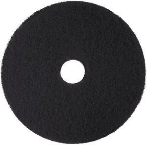 3M Corporation MCO 08276 7300 8-Inch High Productivity Low-Speed Floor Pads ,Black - 5 Pack