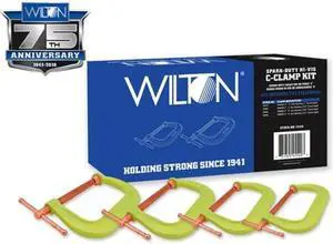 WILTON 11114 C-Clamp Set,8",Steel