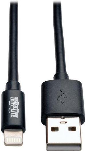 Tripp Lite M100010BK Black USB Sync/Charge Cable with Lightning Connector