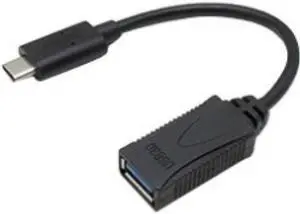 Addon 5-Pack Of Usb 3.1 (C) Male To Usb 3.0 (A) Male Black Adapters