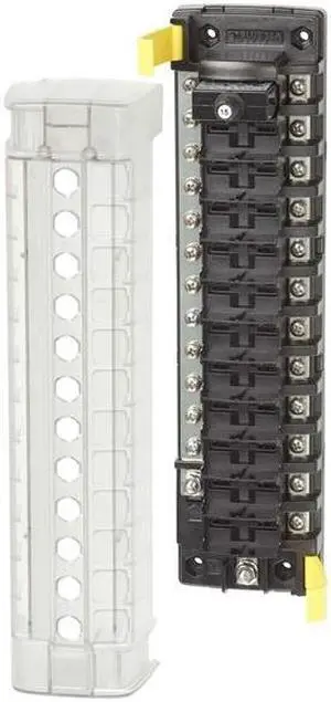 Blue Sea 5054 ST CLB Circuit Breaker Block - 12 Position w/Negative Bus