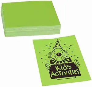 Pacon 104317 Neon Bond Paper Letter - 8.50" x 11" - 100 / Pack - Green
