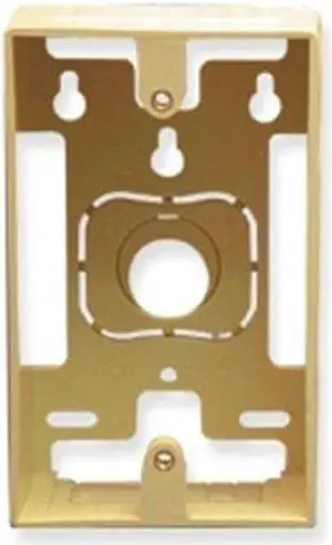 MOUNTING BOX, 1-GANG, IVORY