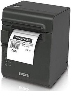 Epson TM-L90 Plus Thermal Label and Receipt Printer, 203 dpi, USB, Ethernet, Auto Cutter, With Peeler, Dark Gray - C31C412A7711