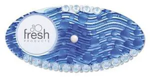 Boardwalk Curve Air Freshener, Cotton Blossom, Solid, Blue, 10/Box CURVECBL