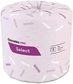 Select Standard Bath Tissue, 2-Ply, 4 x 3 3/16, 500/Roll, 96/Carton B040
