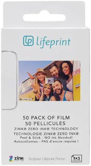Lifeprint 2x3" Sticky Photo Paper 50-pack PH06