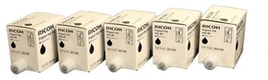 Black Ink, Box of 5 for Ricoh 817225 DX4542, DX4545, JP4500, Genuine Ricoh Brand Black Ink, Box of 5 for Ricoh 817225 DX4542, DX4545, JP4500, Genuine Ricoh Brand