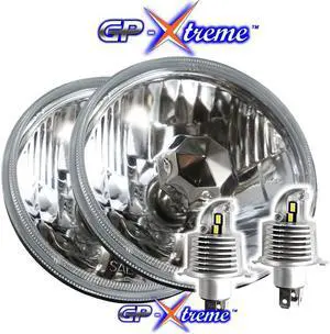GP-Xtreme Seal Beam Headlight 7" H6014 Led H4 8000 Lumen 4 LED 30W Chip GP-H4-HL-LED+137