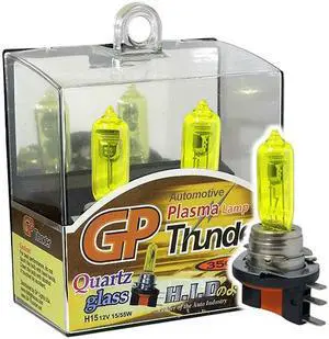 GP Thunder H15 3500K Gold Yellow Light Xenon 55W Bulbs SGP35K-H15 Standard daytime running light/ high beam Fiat Benz Mercedes...