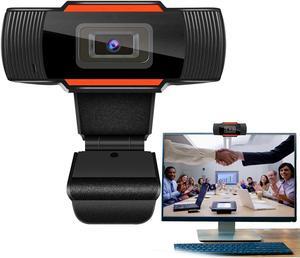 HD Webcam 1080P Streaming Web Camera with Microphones, Autofocus Webcam for Gaming Conferencing, Laptop or Desktop Webcam, USB Computer Camera for Mac Xbox YouTube Skype, Free-Driver Installation