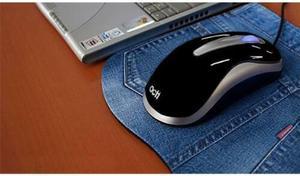 Actto USB+PS/2 Xceed Full Scroll Optical Mouse 800DPI Ergonomic Design Black MSC-100-02-BK