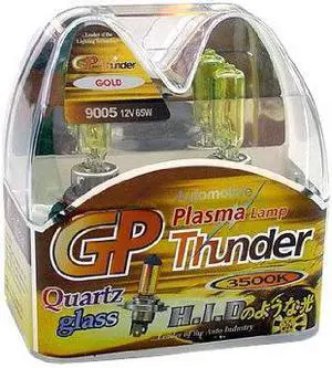 Authentic GP Thunder™ 3500K 9006 HB4 55W JDM True Golden Yellow Light Bulbs for Fog Light -High Beam - Low Beam BMW AUDI HONDA LEXUS SGP35K-06