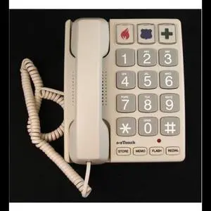 Cortelco ITT-2400 240085-VOE-21F Big Button SAND