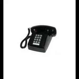 Cortelco ITT-2500-27M-BK 250000-VBA-27M Desk w/ Message - Black