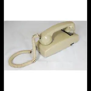 Cortelco ITT-2554NDL-AS 255444-VBA-NDL Wall No Dial - Ash