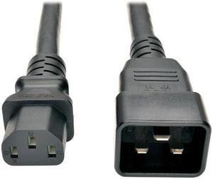Tripp Lite P032 003 Heavy Duty Power Extension Cord 3 ft   For PDU Computer, Server, UPS, Network Device   120 V AC, 230 V AC Voltage Rating   15 A Current Rating   Black 12AWG IEC 320 C13 IEC 320 C20