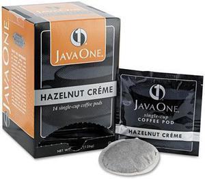 JAVA Trading 70500 Coffee Pods, Hazelnut Creme, Single Cup, 14/Box