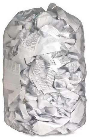 Genuine Joe Trash Can Liner 55-60 Gallon .8Mil 38"x58" 100/BX Clear 01014