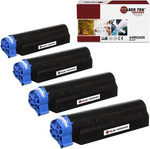 Laser Tek Services® Compatible Replacement 4 Pack 44992405 Cartridges for the B401, B401D, B401DN, MB441, MB451Q,MB451