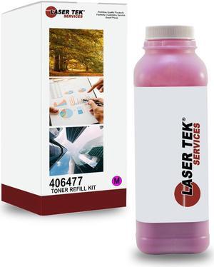 Laser Tek Services ® Magenta Toner Refill with reset chip for Ricoh 406477 SP C242DN C232DN C231N C320DN