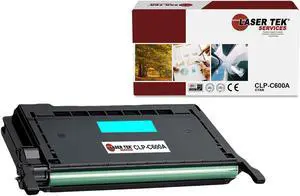 Laser Tek Services® Cyan Compatible Toner Cartridge for the Samsung CLP-600 CLP600 CLP-650 CLP650 CLP-650N CLP-C600A