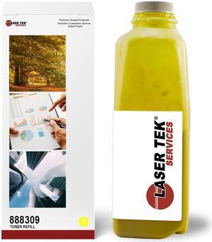 Laser Tek Services ® Yellow Toner Refill with reset chip for Ricoh CL-4000 SP C410DN C411DN C420DN 888309 Type 145