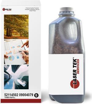 Laser Tek Services ® Black Toner Refill Kit with reset chip for the Okidata B6300 B6300dn B6300n 52114502