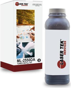 Laser Tek Services® Black Toner Refill Kit with reset chip for the Samsung ML-2550DA ML-2550 ML-2551N ML-2552W