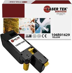 Laser Tek Services® Replacement Yellow 106R01629 Cartridge for the Xerox Phaser 6000, Phaser 6010, and WorkCentre 6015