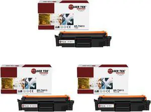 Laser Tek Services Compatible Toner Cartridge Replacement for TN815 TN-815 High Yield Works with Brother HL-L9430CDN L9470CDN, MFC-L9630CDN L9670CDN Printers (Cyan, Magenta, Yellow, 3 Pack)