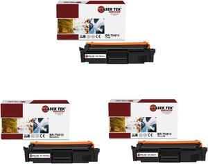 Laser Tek Services Compatible Toner Cartridge Replacement for TN810 TN-810 Works with Brother HLL9410CDN L9430CDN, MFCL9610CDN L9630CDN Printers (Cyan, Magenta, Yellow, 3 Pack)