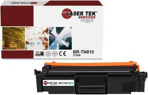 Laser Tek Services Compatible Toner Cartridge Replacement for TN810 TN-810 Works with Brother HLL9410CDN L9430CDN, MFCL9610CDN L9630CDN Printers (Cyan, 1 Pack) - 6,500 Pages