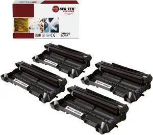 Laser Tek Services Compatible Drum Unit Replacement for Brother DR620 DR-620 Works with Brother HL-5340D HL-5350DN, DCP-8050DN, MFC-8370 MFC-8480DNPrinters (Multicolored, 1 Pack) Laser Tek Services Compatible Drum Unit Replacement for Brother DR620 DR-620 Works with Brother HL-5340D HL-5350DN, DCP-8050DN, MFC-8370 MFC-8480DNPrinters (Multicolored, 1 Pack)