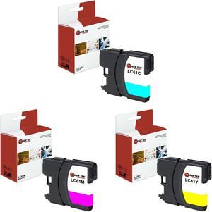 Color Brother LC-61C LC-61M LC-61Y - 3 Pack Value Pack Color Brother LC-61C LC-61M LC-61Y - 3 Pack Value Pack