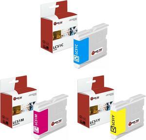 Color Brother LC-51C LC-51M LC-51Y - 3 Pack Value Pack