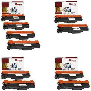 Laser Tek Services Compatible Toner Cartridge Replacement for Brother TN-223 Works with Brother HLL3210CW L3230CDW, DCPL3510CDW Printers (Black, Cyan, Magenta, Yellow, 10 Pack)