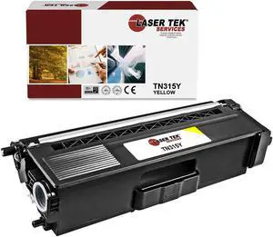 Laser Tek Services Compatible Toner Cartridge Replacement for Brother TN-315 TN315Y Works with Brother HL4150cdn 4570cdw, MFC9460cdn Printers (Yellow, 1 Pack) - 3,500 Pages